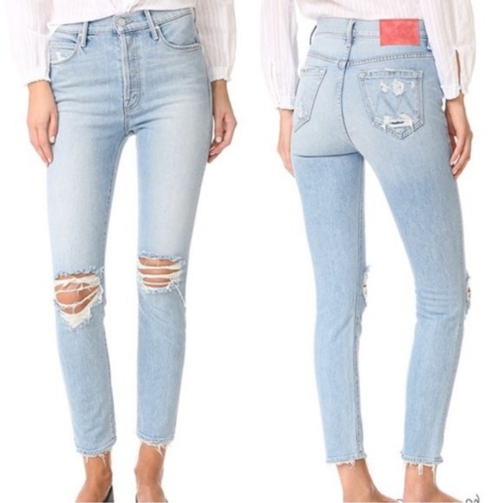 Mother x Miranda Kerr Easy Does It Ankle Jean In Thanks For Everything Size 27